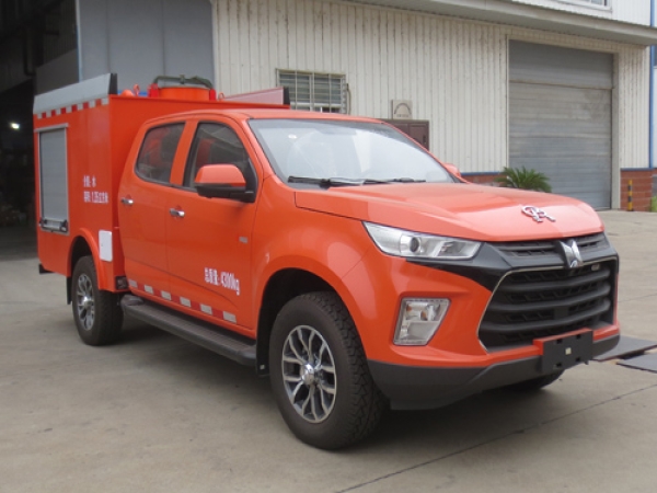 四驅慶鈴雙排皮卡森林消防車