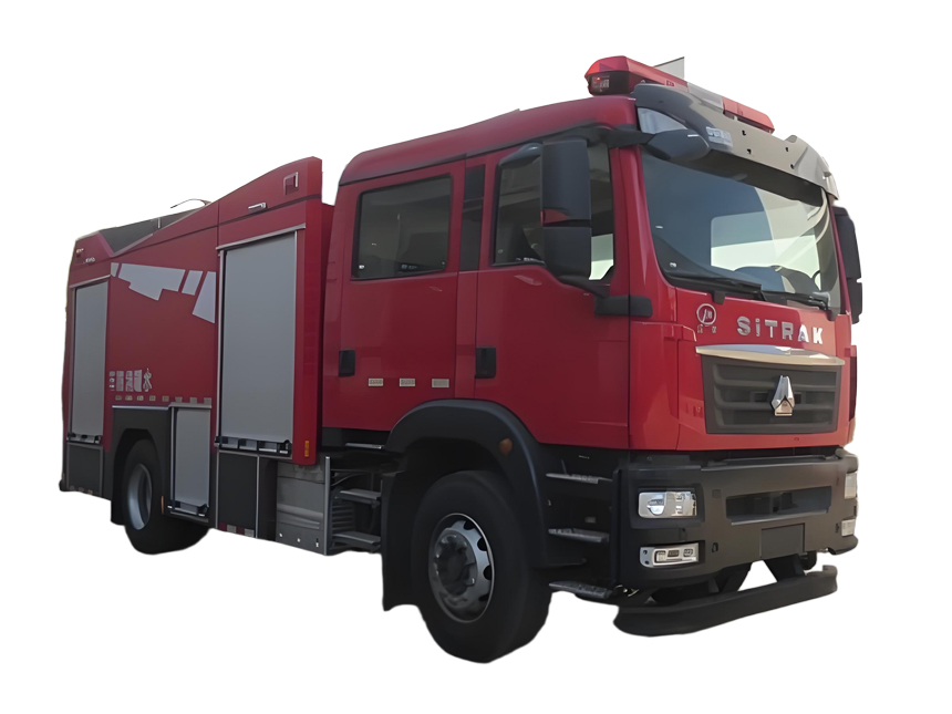 汕德卡7.2噸泡沫消防車